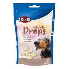 Trixie Milk Drops pieno skanėstai suaugusiems šunims su vitaminais, 200 g