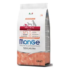 Monge Mini Adult Salmon sausas pašaras šunims