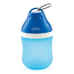 Record Bubble - nešiojamas vandens butelis, geriamoji fontanėlis šunims, Niebieska / 400ml — 2 nuotrauka