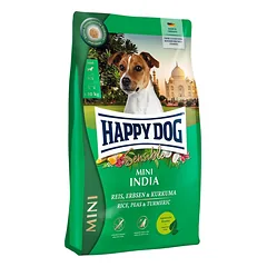 HAPPY DOG Sensible Mini India 4kg žirniai, ryžiai ir ciberžolė