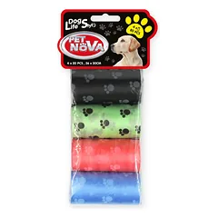PET NOVA Dog Lifestyle maišeliai ekskrementams 4 rulonai x 20 vnt.