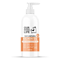 DOGSLIFE Salmon Oil lašišų aliejus šunims, 1000 ml