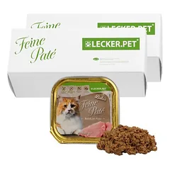 Lyra Pet Lecker.Pet® Balu's Feine Paté su kalakutiena, drėgnas maistas katėms, 68 x 100 g — 2 nuotrauka