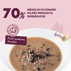 Delickcious gabaliukai su antiena ir miško uogomis kreminiame padaže katėms, 80g — 2 nuotrauka