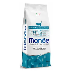 Sausas pašaras katėms su vištiena MONGE Dry Cat Kitten 10kg