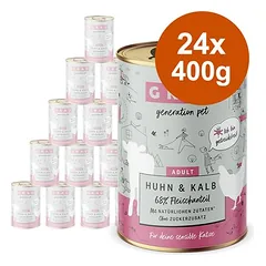 GRAU gurmaniški puodeliai, begrūdis drėgnas maistas katėms, ekonominė pakuotė 24 x 400 g