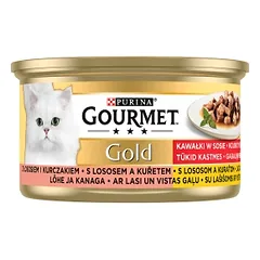 Purina Gourmet Gold lašiša / vištiena padaže 85g