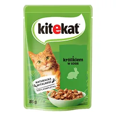KITEKAT Triušis padaže 85 g suaugusioms katėms nuotrauka