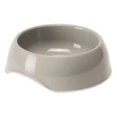 Dog Fantasy Plastic Bowl pilkas plastmasinis dubuo gyvūnams, 19.6 cm, 700 ml