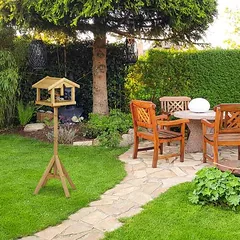 Paukščių namelis 117x50x50cm., šviesiai rudos spalvos — 2 nuotrauka