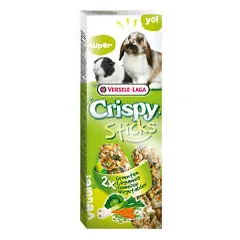 Versele Laga Crispy Sticks skanėstai su daržovėmis triušiams ir jūrų kiaulytėms - Pet24