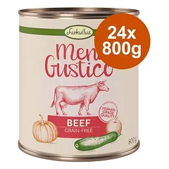 Lukullus Menu Gustico drėgnas maistas šunims, ekonominė pakuotė 24 x 800 g