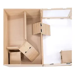 TIAKI vidaus aptvaras jūrų kiaulytėms, L 116 x B 193 x H 50 cm (2 pakuotės*) — 2 nuotrauka