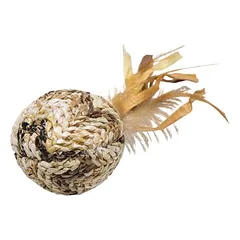 Beeztees Katzenspielzeug Catnip Spielball Tuxa braun