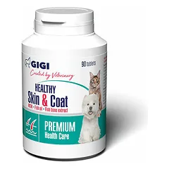 GIGI Healthy Skin & Coat tab. N90 suņiem/kaķiem