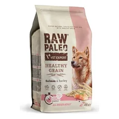 Raw Paleo sausas maistas suaugusiems šunims su lašiša ir miežiais 10kg