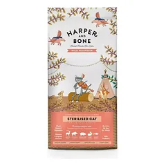 Harper and Bone Wild Mountain  sausas maistas sterilizuotoms katėms, 5 kg