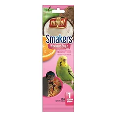 Vitapol Smakers banguotosioms papūgėlėms su vaisiais 45 g