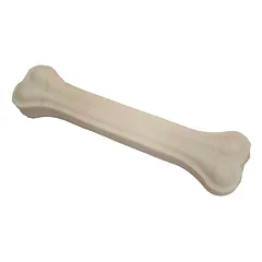 Kaulas iš buivolo odos baltas JUKO Užkandžiai 20 cm (10 vnt.)