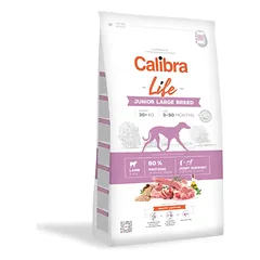 CALIBRA Dog Life Junior sausas maistas didelių veislių šunims su ėriena 12 kg
