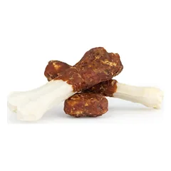 Happet Happ Snack karvės odos kaulai su anties krūtinėle skanėstai šunims, 3 vnt. — 3 nuotrauka