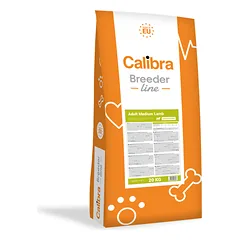 CALIBRA Dog Breeder Line SP Adult Medium Lamb sausas maistas suaugusiems vidutinio dydžio veislių šunims su ėriena, 20 kg