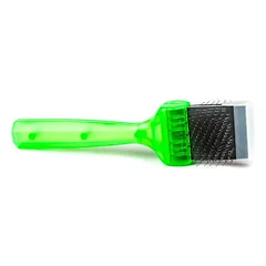 ActiVet Pro Brush Soft - minkštas, dvipusis ir lankstus šepetys veislėms su minimaliu pavilniu, ilgiems/šilkinams plaukams - mažas 4,5c