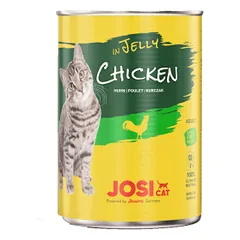 JosiCat Chicken in Jelly konservuotas maistas katėms su vištiena drebučiuose, 400 g