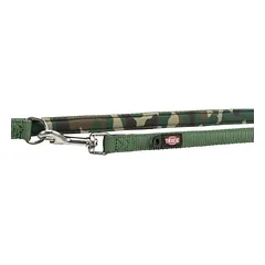 TRIXIE Premium pritaikomas pavadys, su neoprenu XS-S 2m/15mm, kamufl./miško — 3 nuotrauka