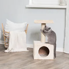 Trixie Junior Zamora draskyklė katėms, stulpas su būdele, įv. dizainų, 60 cm