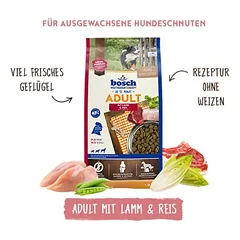 bosch Adult su ėriena ir ryžiais, sausas maistas šunims