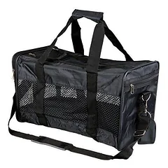 Trixie Ryan Carrier transportavimo krepšys, juodas, nailoninis, šunims ir katėms iki 9 kg, 47x27x26 cm