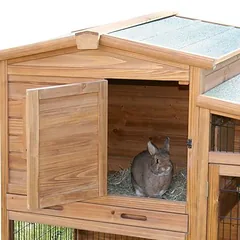Kerbl Pet narvas smulkiems gyvūnams Fortuna su lauko aptvaru, L 160 x B 80 x H 117 cm (2 pakuotės*) — 2 nuotrauka