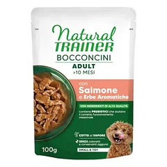 Natural Trainer Bocconcini Adult Small & Toy kąsneliai padaže, drėgnas maistas šunims — 3 nuotrauka