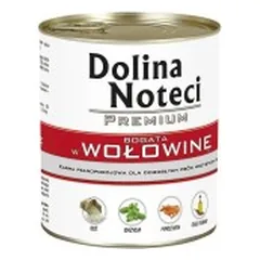 Konservai šunims su jautiena Dolina Noteci Premium 800 g