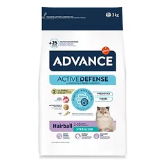 Advance Sterilized Hairball sausas maistas katėms, 3 - 4,9 kg — 3 nuotrauka