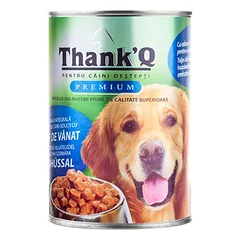 THANK'Q su elniena 415 g drėgnas maistas šunims