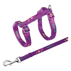 Trixie Kačių petnešos su pavadėliu, žuvies kaulai, 23-39 cm-10 mm, 1.20 m
