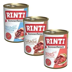 6 x 400 g RINTI bandomasis mišinys, drėgnas maistas šunims — 3 nuotrauka