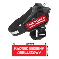 RAUDONA ŠVIESĄ ATSPINDINTI PRIEDOŠKA SKIRTĄ JULIUS K9 1-4 — 2 nuotrauka