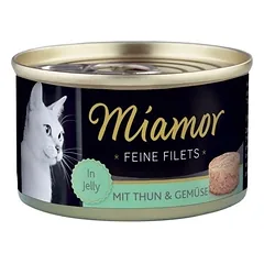 Miamor Super premium konservai katėms su tunu ir daržovėmis, 100 g — 2 nuotrauka