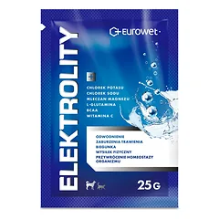 EUROWET Elektrolitai šunims ir katėms 25g nuotrauka
