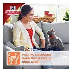 Hill's Science Plan Adult Lamb sausas maistas su ėriena katėms, 10 kg — 5 nuotrauka