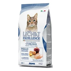 LeChat Excellence Sterilized sausas maistas sterilizuotoms katėms, 0,4 kg — 1 nuotrauka