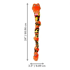 KONG KNOT SNAKE ASORTED M/L žaislas šunims, 1 vnt. — 4 nuotrauka