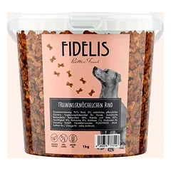 FIDELIS Trainingsknöchelchen Rind (1kg Eimer)
