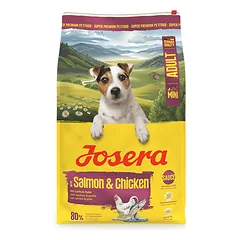 Josera Mini Salmon+Chicken sausas pašaras mažų veislių šunims su lašiša ir vištiena, 10 kg
