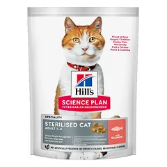 Hills Science Plan Cat Adult Sterilised 1-6 su lašiša 300 g maistas katėms