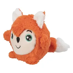 Trixie Fox Round Plush pliušinis žaislas šuniui su pypsiuku, 11 cm — 2 nuotrauka