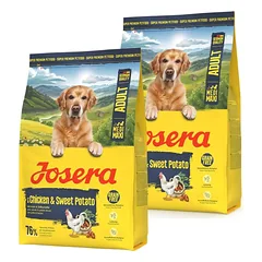 JOSERA Chicken with Sweet Potato Adult 2x3kg be grūdų pašaras vidutinio ir didelio dydžio veislėms